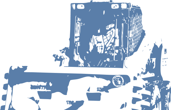 outline of a semi truck